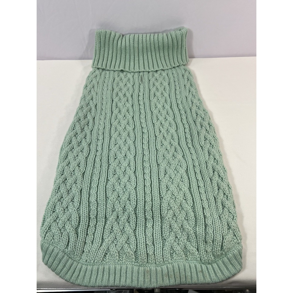 Bootsโ & Barkley TURTLENECK CABLE DOG SWEATER Size L